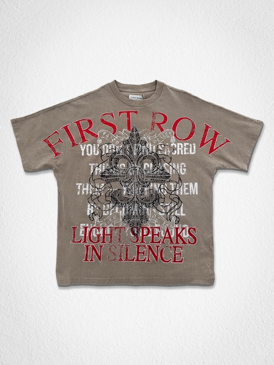 First Row Other - LIGHT SPEAKS IN SILENCE TEE - UNISEX - SMALL